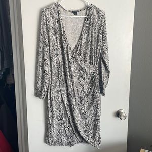 Banana Republic faux wrap dress